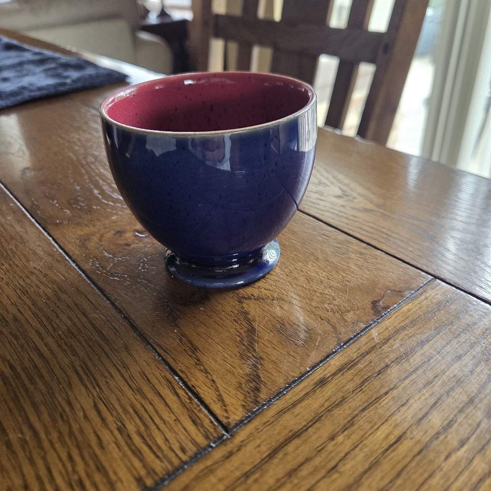Denby England Langley Harlequin Open Sugar Bowl Disc Pattern